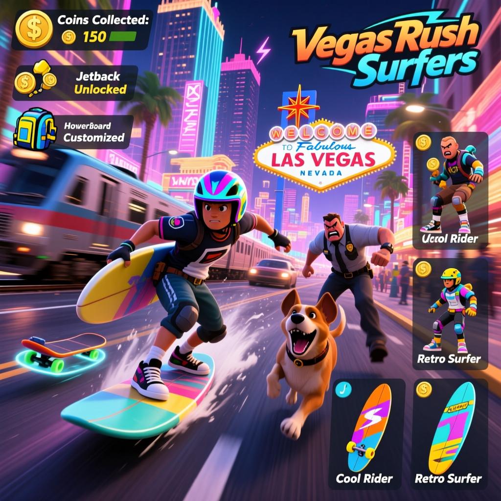 Vegas Rush Surfers